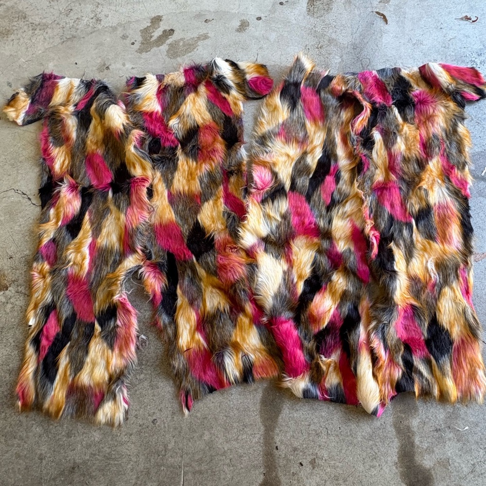 Vibrant Faux Fur Fabric